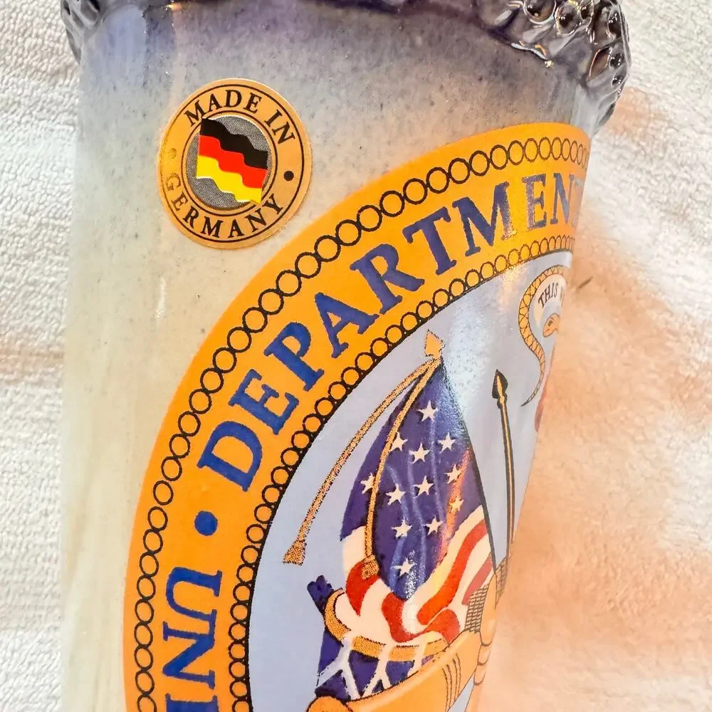 Department of the United States Army Ceramic Stein Made in Germany Vintage